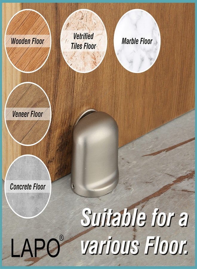 LAPO مانع باب مغناطيسي فاخر من لابو | مغناطيس باب أرضي للمنزل والمكتب والفندق | مزلاج باب مغناطيسي آمن بلمسة نهائية غير لامعة (موديل LM-01) - Image 4